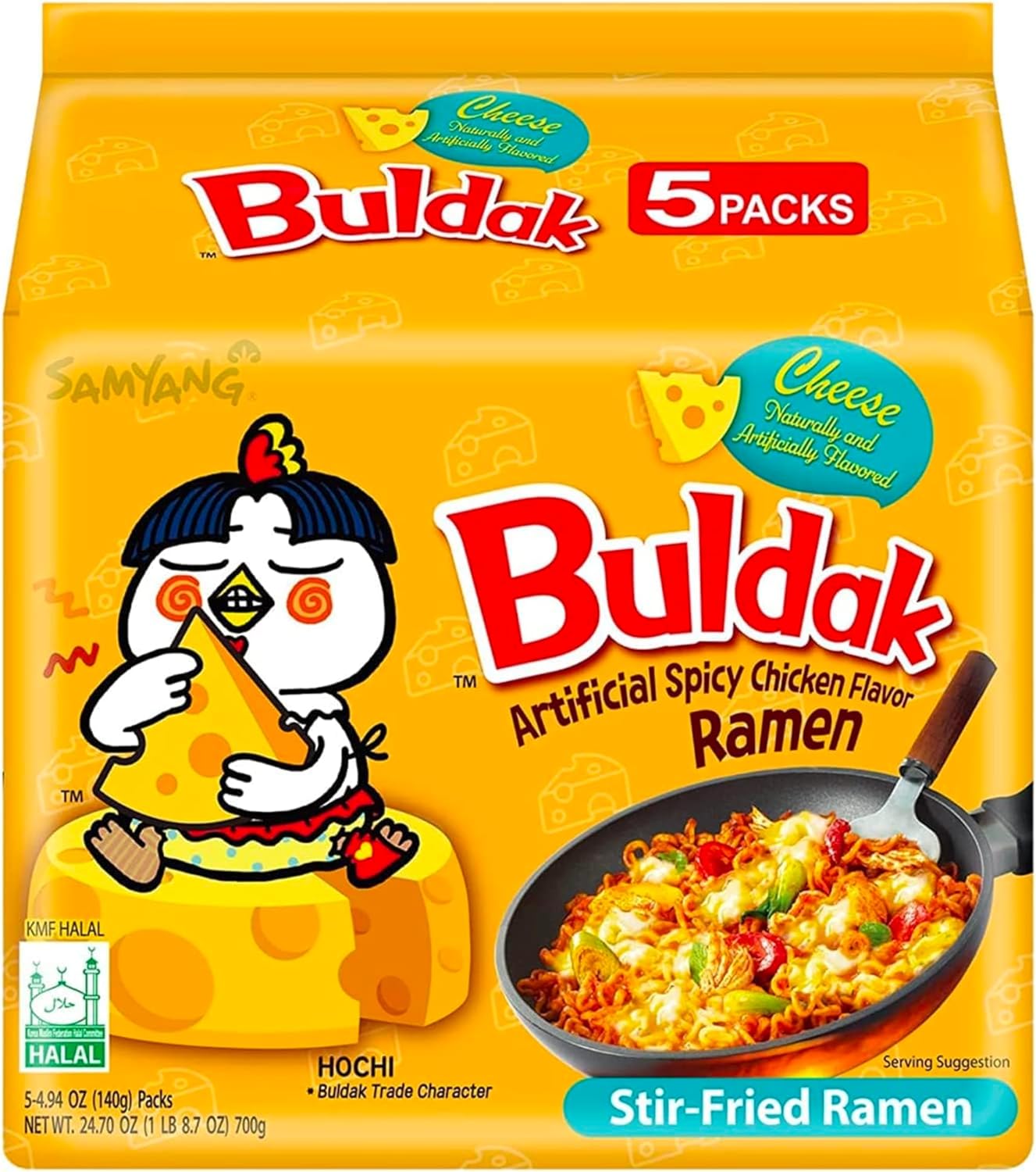 Buldak Samyang hot chicken Flavour Ramen cheese flavour 